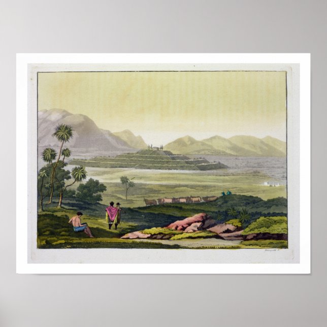 Teocalli, det Underbara templet vid Tenochtitlan,  Poster (Framsidan)