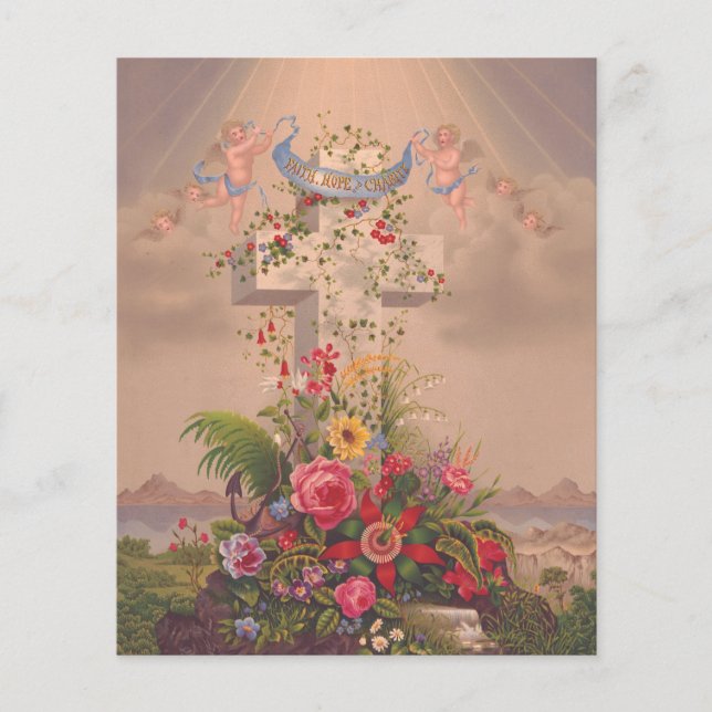 Teologiska dygder - tillit, hopp och välgörenhet (Framsida)