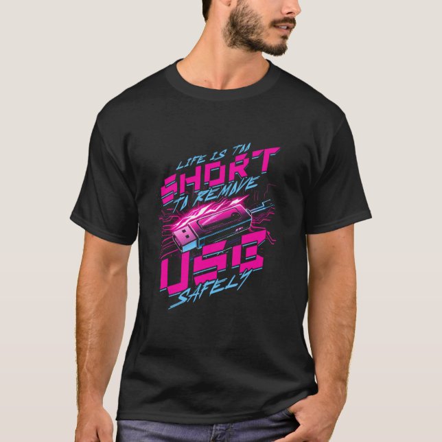 Teoretisk datalog t shirt (Framsida)