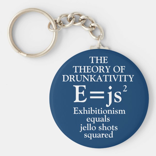 Teorin om Drunkativity Nyckelring (Framsidan)