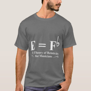 teorin om relativitet för musiker musikfrien t shirt
