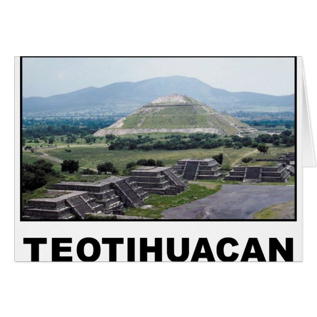 Teotihuacan Hälsningskort (Framsidan Horizontal)