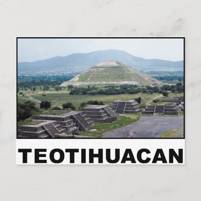 Teotihuacan Vykort (Framsida)