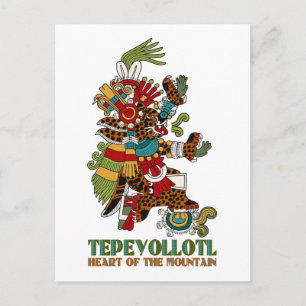 Tepeyollotl Vykort