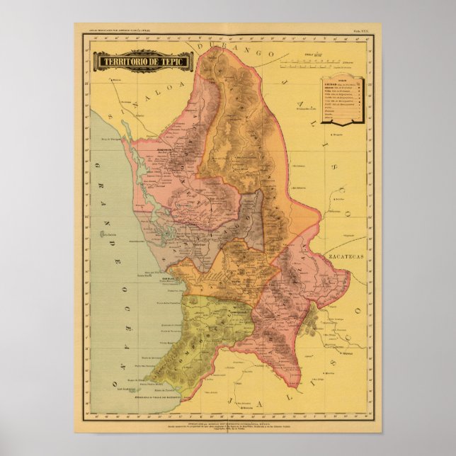 Tepic, Nayarit Poster (Framsidan)