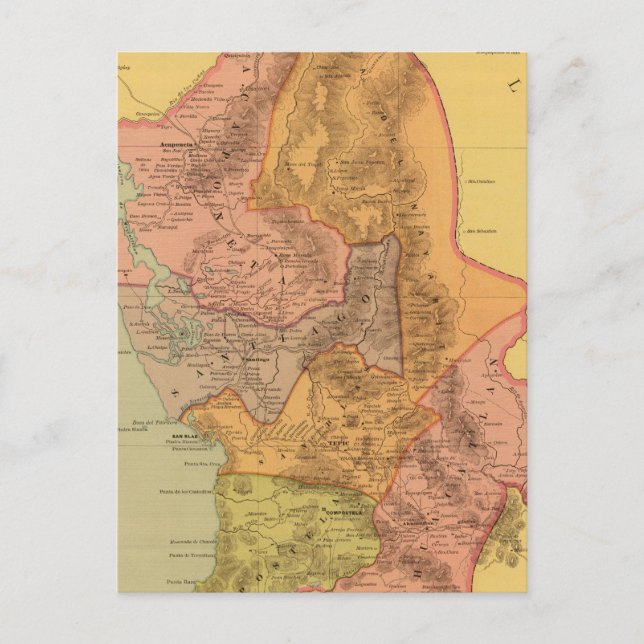 Tepic, Nayarit Vykort (Framsida)