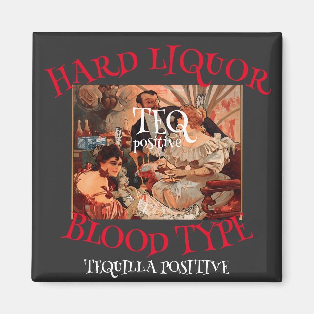 TEQ-positiv TEQUILLA för hård vätska Magnet (Framsidan)