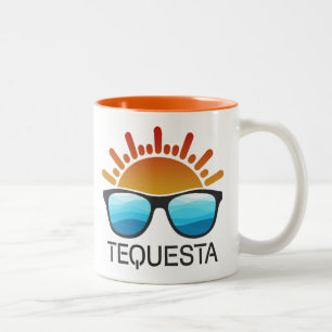 Tequesta Florida Sunglasses Två-Tonad Mugg