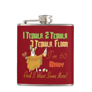Tequila 60:e Födelsedagsfest Collection Fickplunta