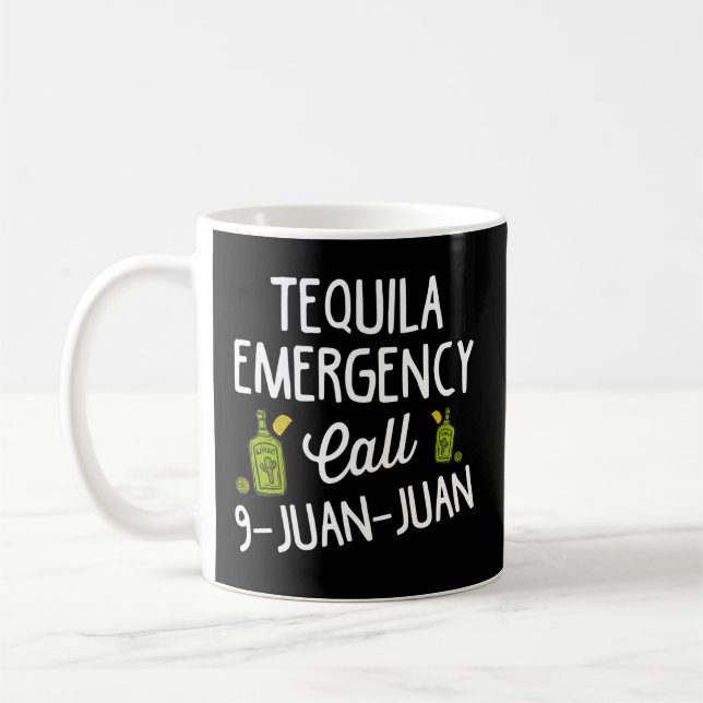 Tequila Akut Ring 9 Juan Juan för drickande Kaffemugg (Vänster)