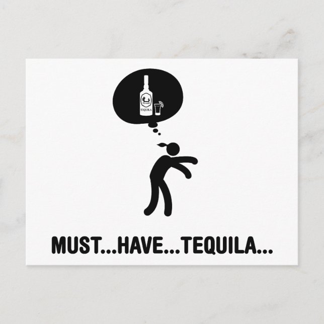 Tequila Älskare Vykort (Framsida)