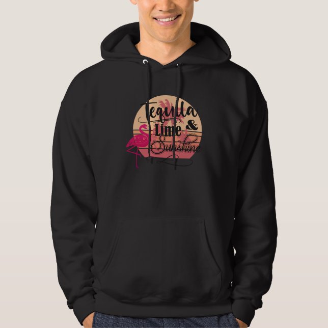 Tequila And Lime Sunshine Hoodie (Framsida)