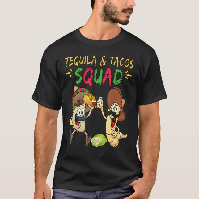 Tequila And Tacos Squad Patron Hakuna Tequila Men' T Shirt (Framsida)