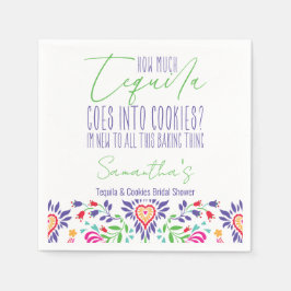 Tequila & Cookies Baking Class Möhippa Party Pappersservett