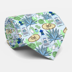Tequila Drinker Blue Agave and Sombreros Print Slips