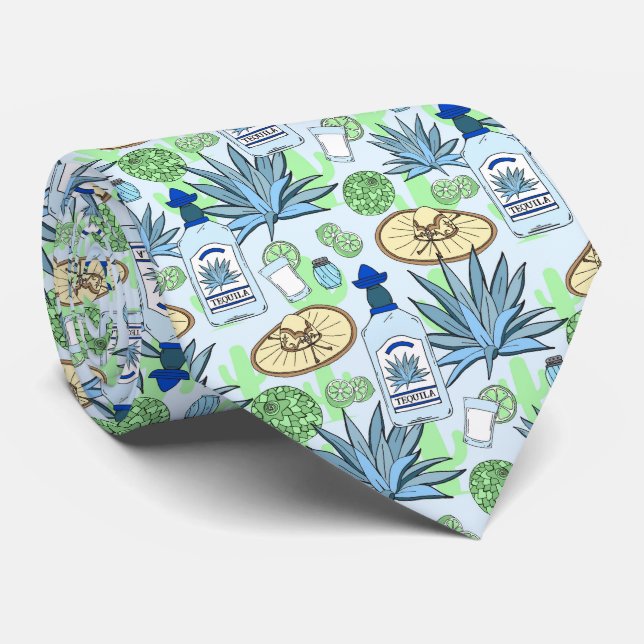 Tequila Drinker Blue Agave and Sombreros Print Slips (Rullad)