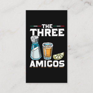 Tequila Drinking Roligt Salt Lime Humor Alkohol Jo Visitkort