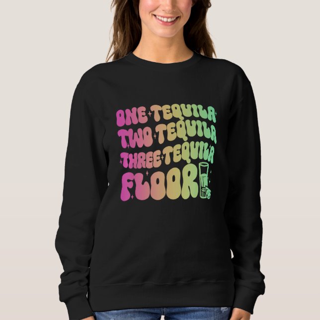 Tequila  En Tequila Två Tequila Tre Tequila Flo T Shirt (Framsida)