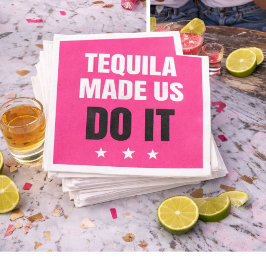 Tequila Fick Oss Att Göra Det | Brudgängets Dricka Pappersservett