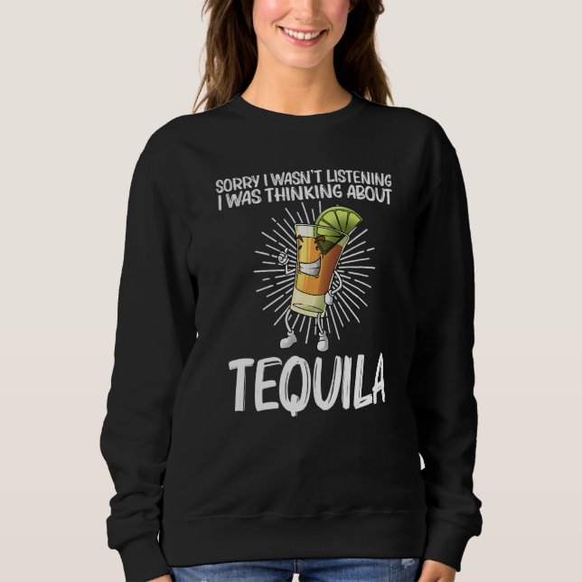 Tequila För Män Kvinnor Tequila Alkohol Dryckes T Shirt (Framsida)