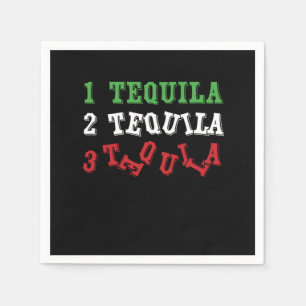 Tequila Funny Tequila Drinker Mexican Drink Gift Pappersservett