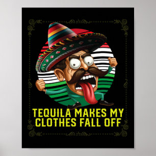 Tequila gör att mina kläder faller av alkoholhalti poster