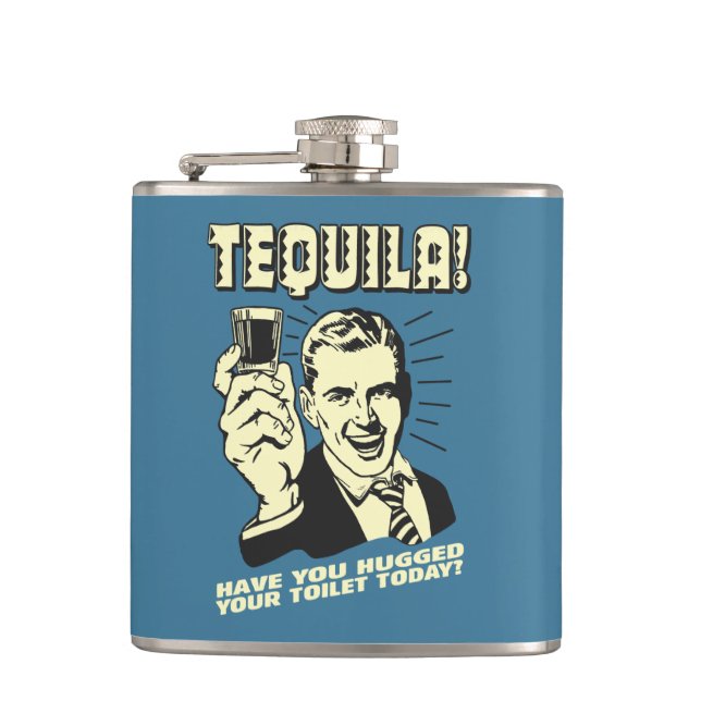 Tequila: Huggad toalett idag Fickplunta (Framsidan)