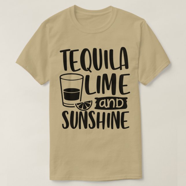 Tequila Lime och Sunshine 2 T Shirt (Design framsida)