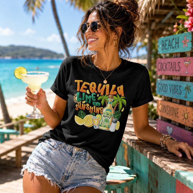 Tequila, Lime & Solsken  T Shirt (Skapare uppladdad)