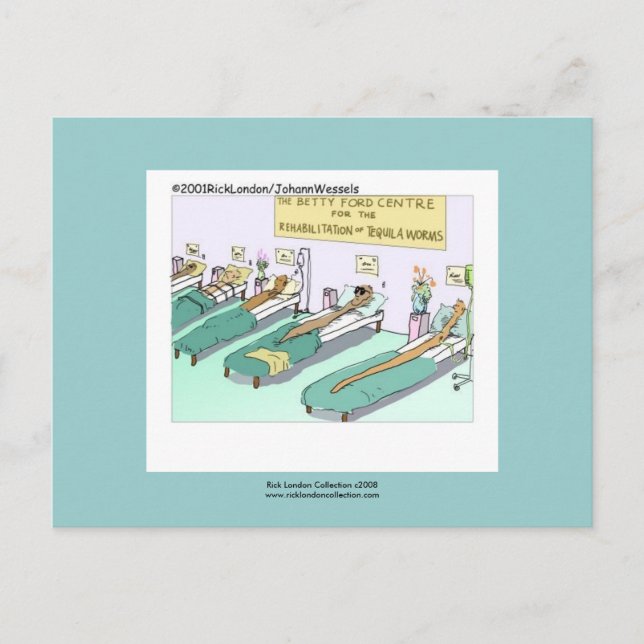 Tequila Mask Rehab Poster Vykort (Framsida)