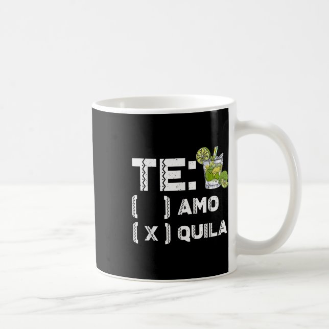 Tequila Mexican Party Te Amo Tequila Cinco De Mayo Kaffemugg (Höger)