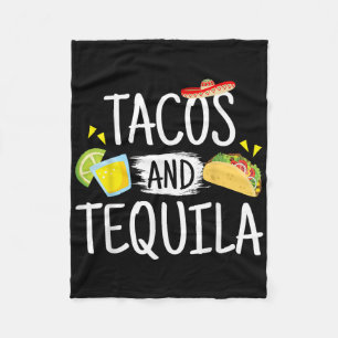 Tequila Mexican Sombrero Tee Gift Fleecefilt