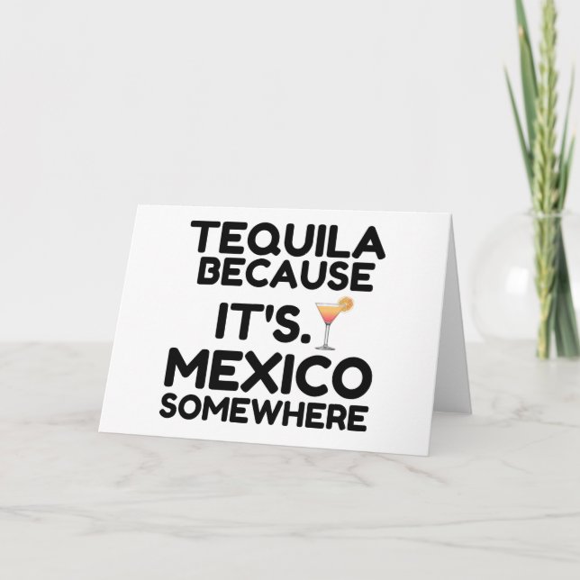 TEQUILA MEXICO NÅGOT HELGKORT (Framsida)