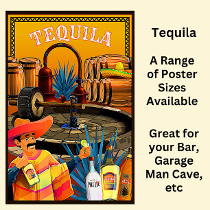 Tequila - Mexikanska Blue Agava Poster