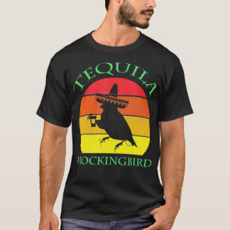 Tequila Mockingbird Drinking Älskare Vintage Cinco T Shirt