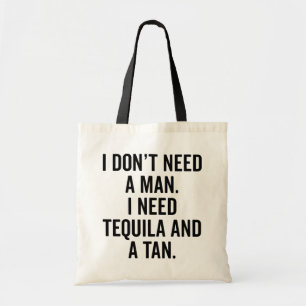 Tequila och en tan funny offert tygkasse