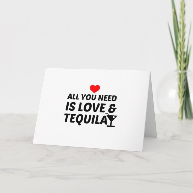 TEQUILA OCH KÄRLEK HELGKORT (Framsida)