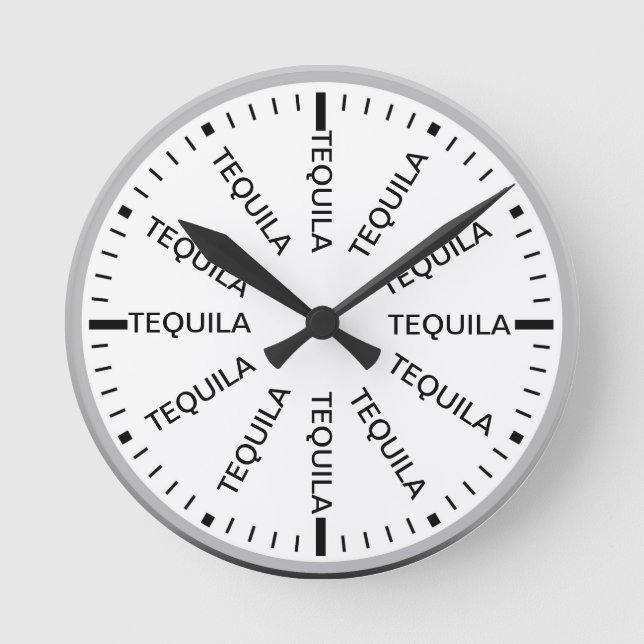 Tequila O'Clock - Tequila Time Rund Klocka (Framsida)