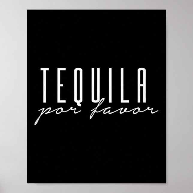 Tequila Por Favor Cinco De Mayo Party Drink Poster (Framsidan)