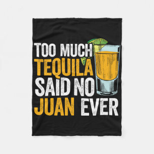 Tequila sade för mycket: Juan AldriMexiko Cinco De Fleecefilt