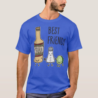 Tequila Salt och Lime Best Friends Margarita T T Shirt