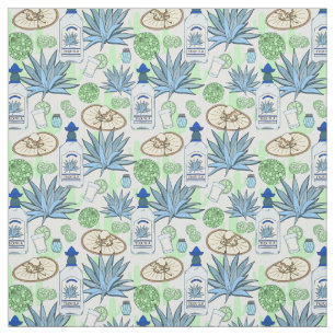 Tequila Shots och Blue Agave Patterned Tyg