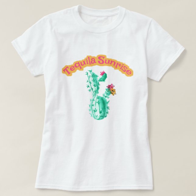 Tequila soluppgång t shirt (Design framsida)