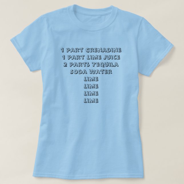 tequila-soluppgång tee shirt (Design framsida)
