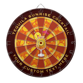 Tequila Sunrise Cocktail Darttavla