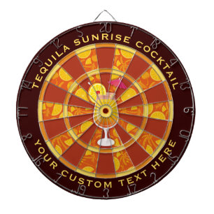 Tequila Sunrise Cocktail Darttavla