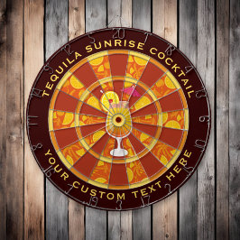 Tequila Sunrise Cocktail Darttavla