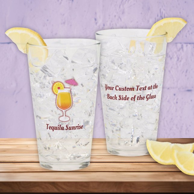 Tequila Sunrise Cocktail Glaskopp (Skapare uppladdad)