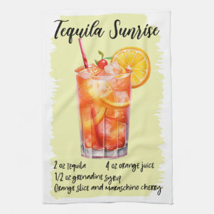 Tequila Sunrise Cocktail Recipe Kökshandduk