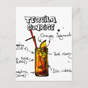 Tequila Sunrise Cocktailrecept Vykort
